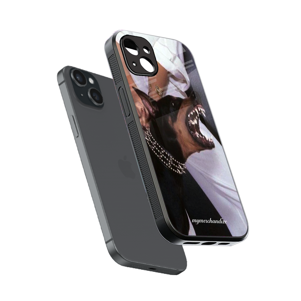 vicious back phone cover | glass case for iphone 15 plus