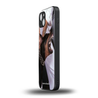 vicious back phone cover | glass case for iphone 15 plus