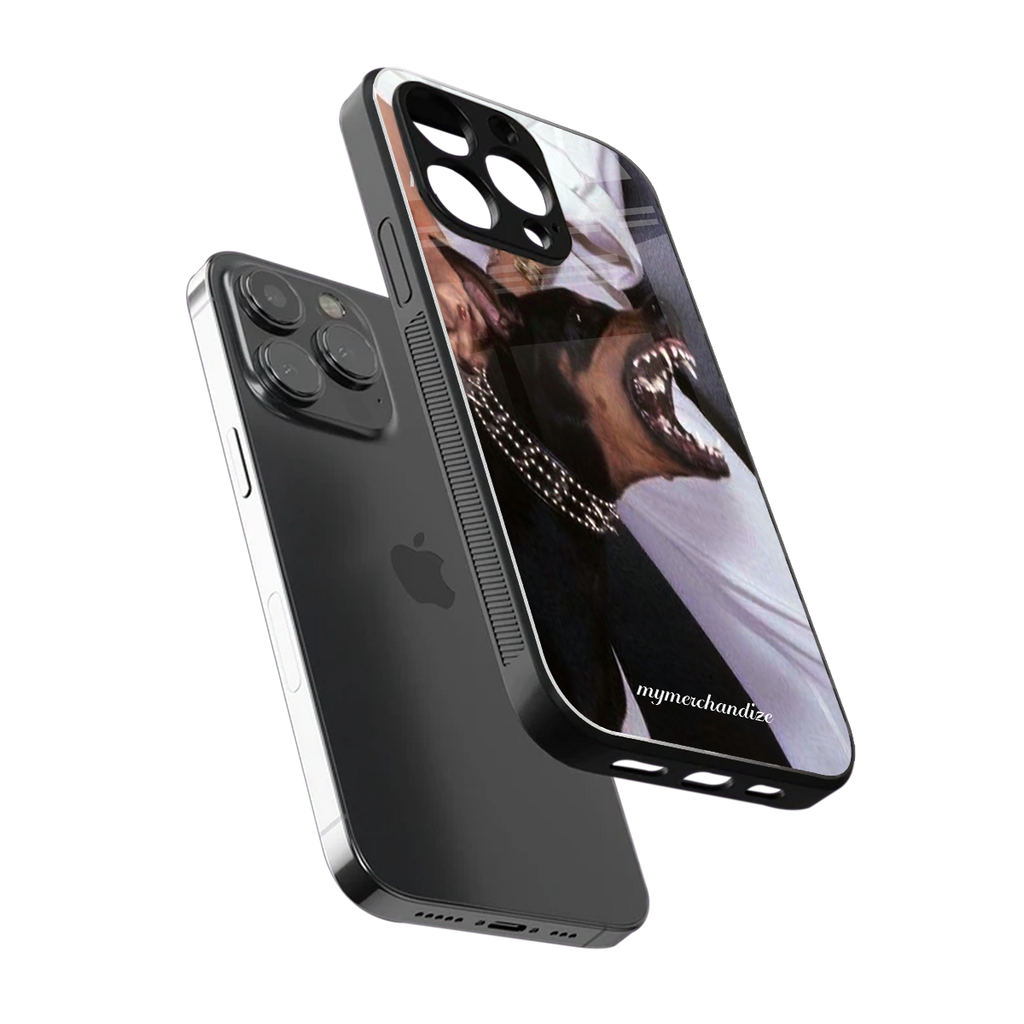 vicious back phone cover | glass case for iphone 15 pro