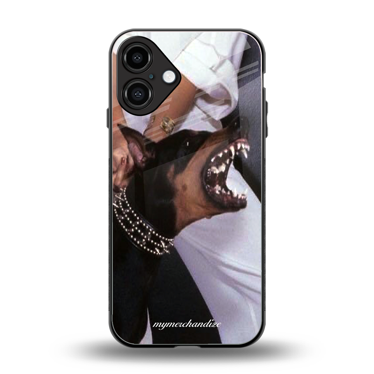 vicious back phone cover | glass case for iphone 16 plus