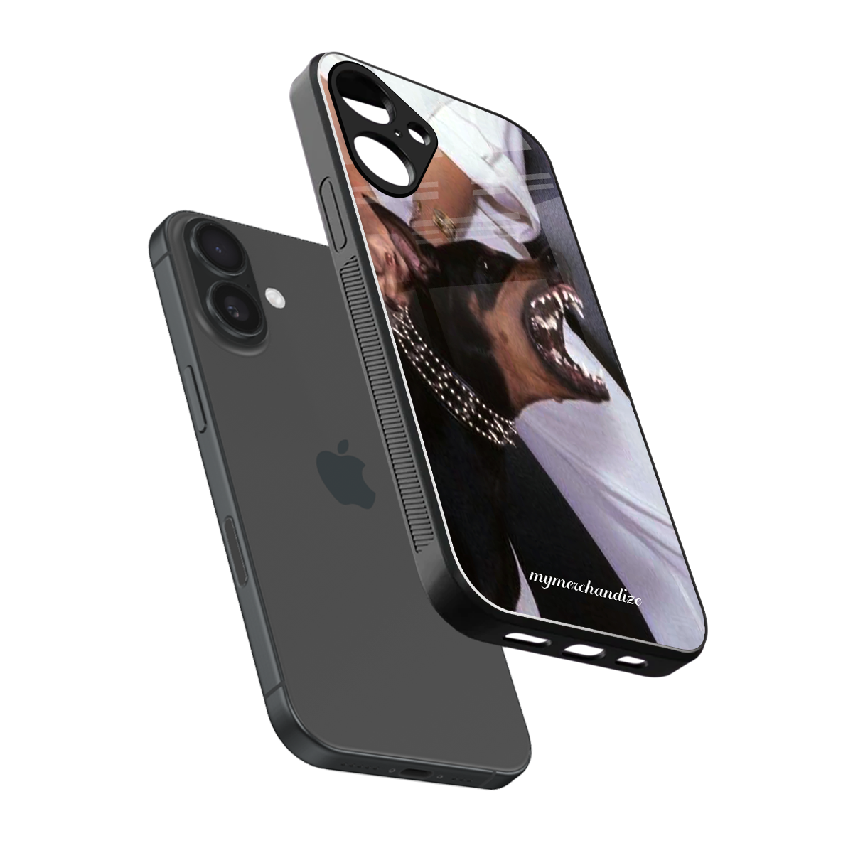 vicious back phone cover | glass case for iphone 16 plus