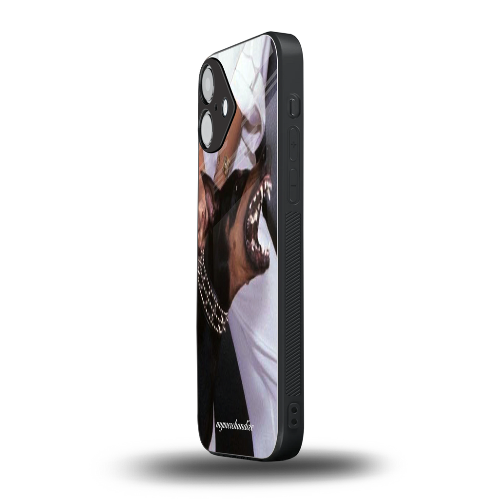 vicious back phone cover | glass case for iphone 16 plus