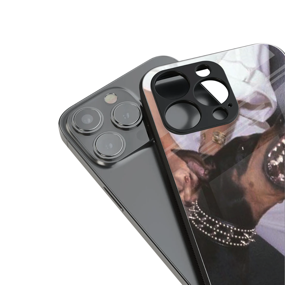 vicious back phone cover | glass case for iphone 16 pro max