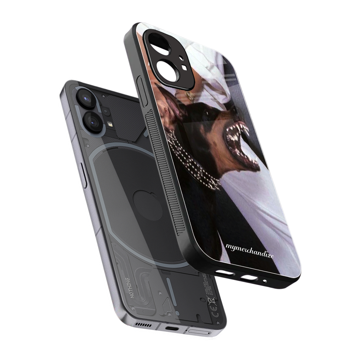 vicious back phone cover | glass case for nothing phone 1
