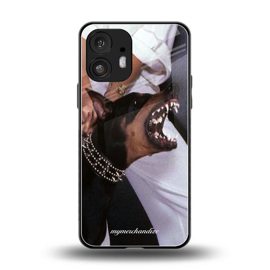 vicious back phone cover | glass case for nothing phone 2