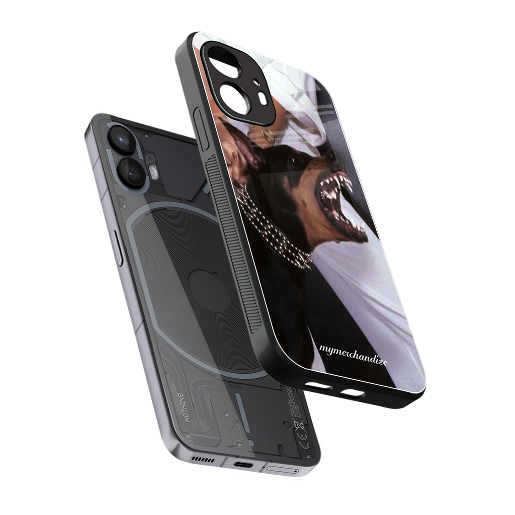 vicious back phone cover | glass case for nothing phone 2