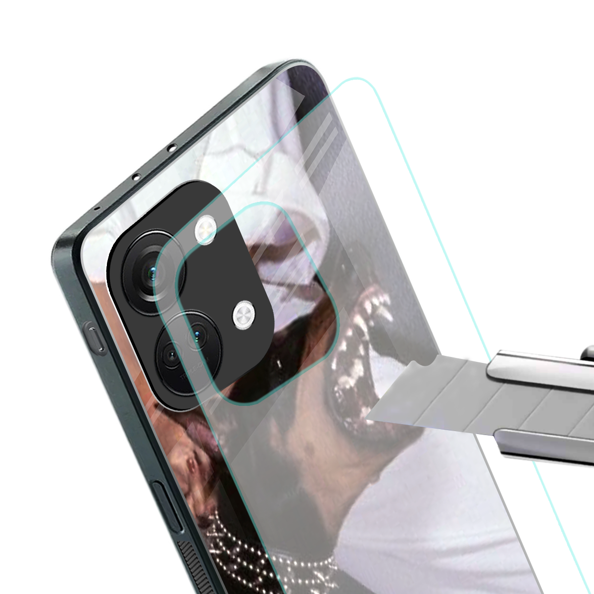 vicious back phone cover | glass case for oneplus nord 3