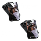 Trendy Glass Back Mobile Case for iPhone, Samsung, Redmi, OnePlus, Google Pixel, Motorola