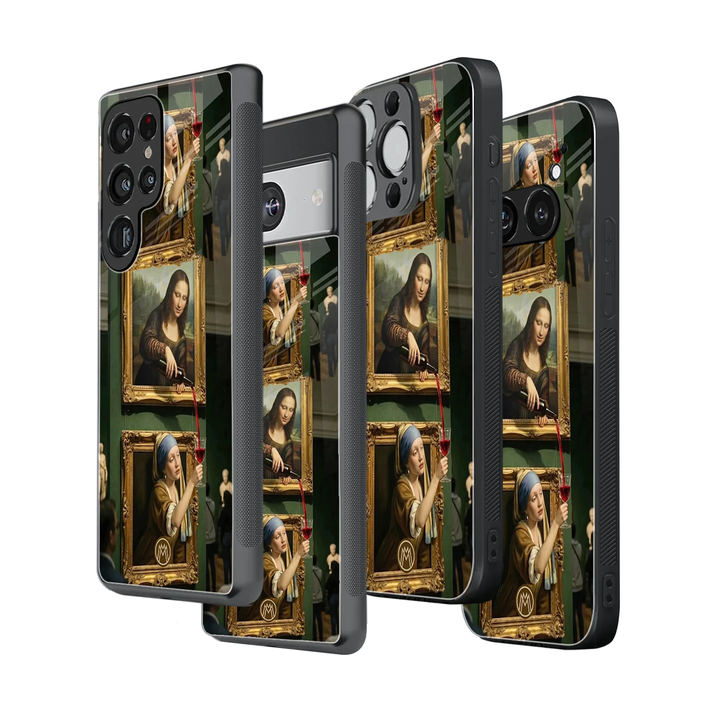 Stylish Glass Back Case for All Smartphones iPhone, Samsung, OnePlus, Pixel, Redmi, Oppo, Vivo, Motorola