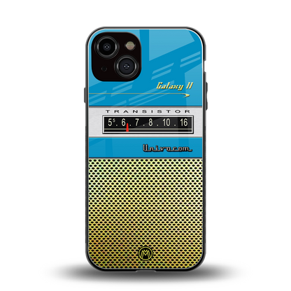 vintage radio back phone cover | glass case for iphone 13