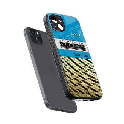 vintage radio back phone cover | glass case for iphone 14 plus