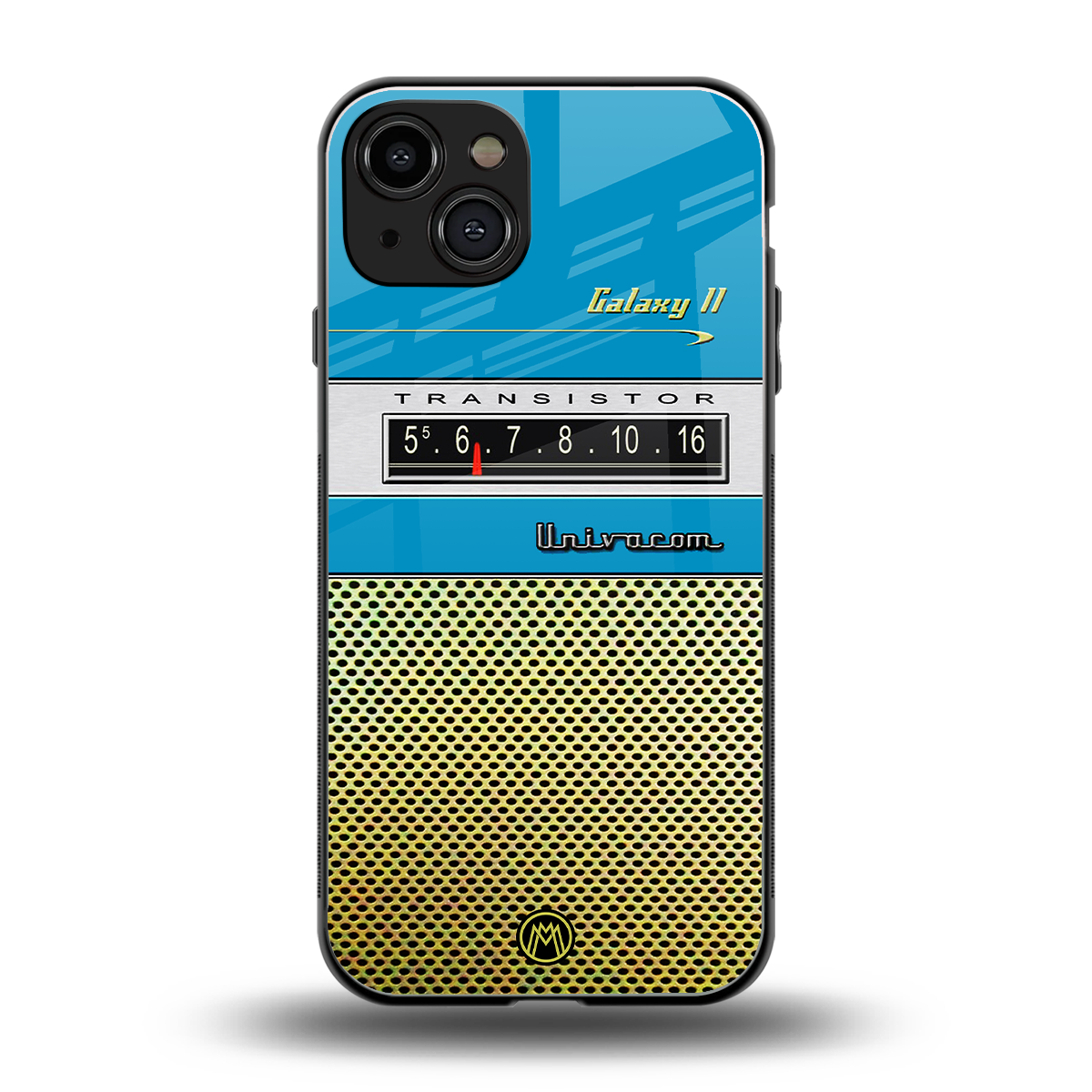 vintage radio back phone cover | glass case for iphone 15