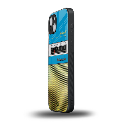 vintage radio back phone cover | glass case for iphone 15