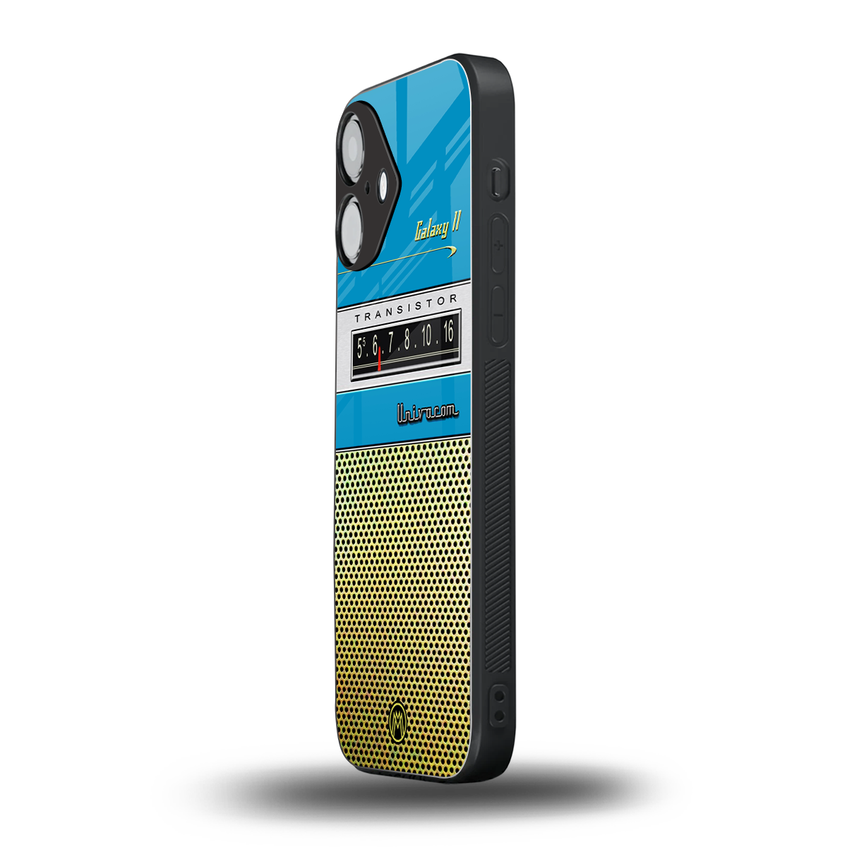 vintage radio back phone cover | glass case for iphone 16