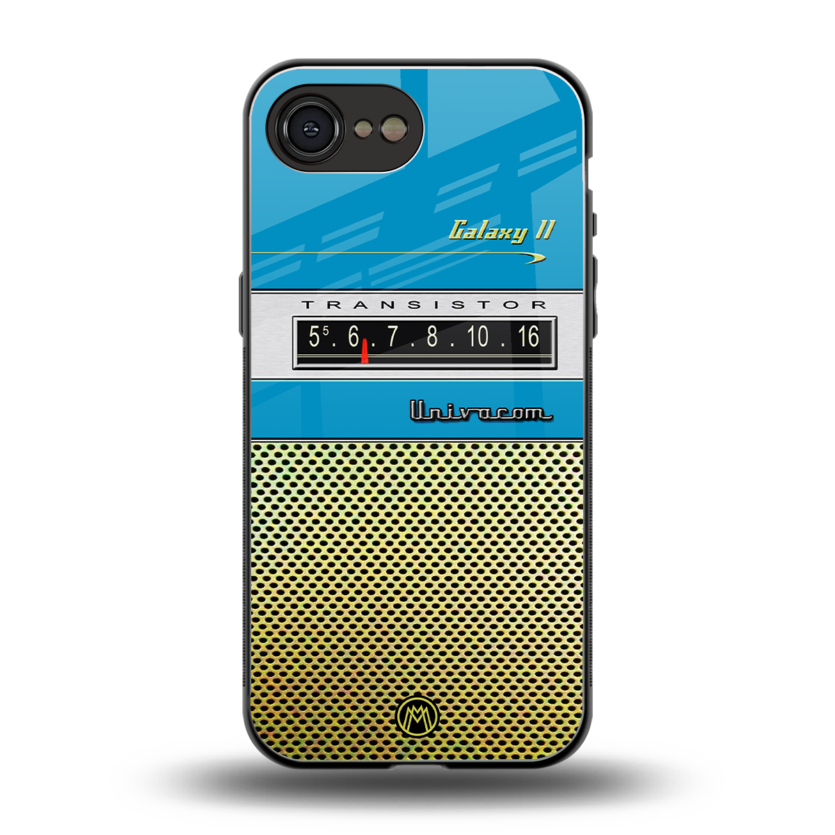 vintage radio back phone cover | glass case for iphone 16e