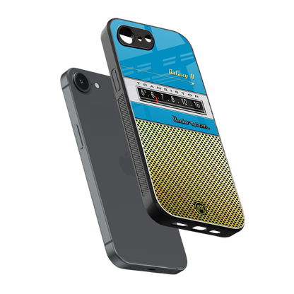 vintage radio back phone cover | glass case for iphone 16e