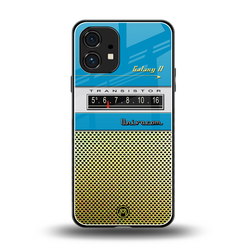 vintage radio back phone cover | glass case for nothing phone 1