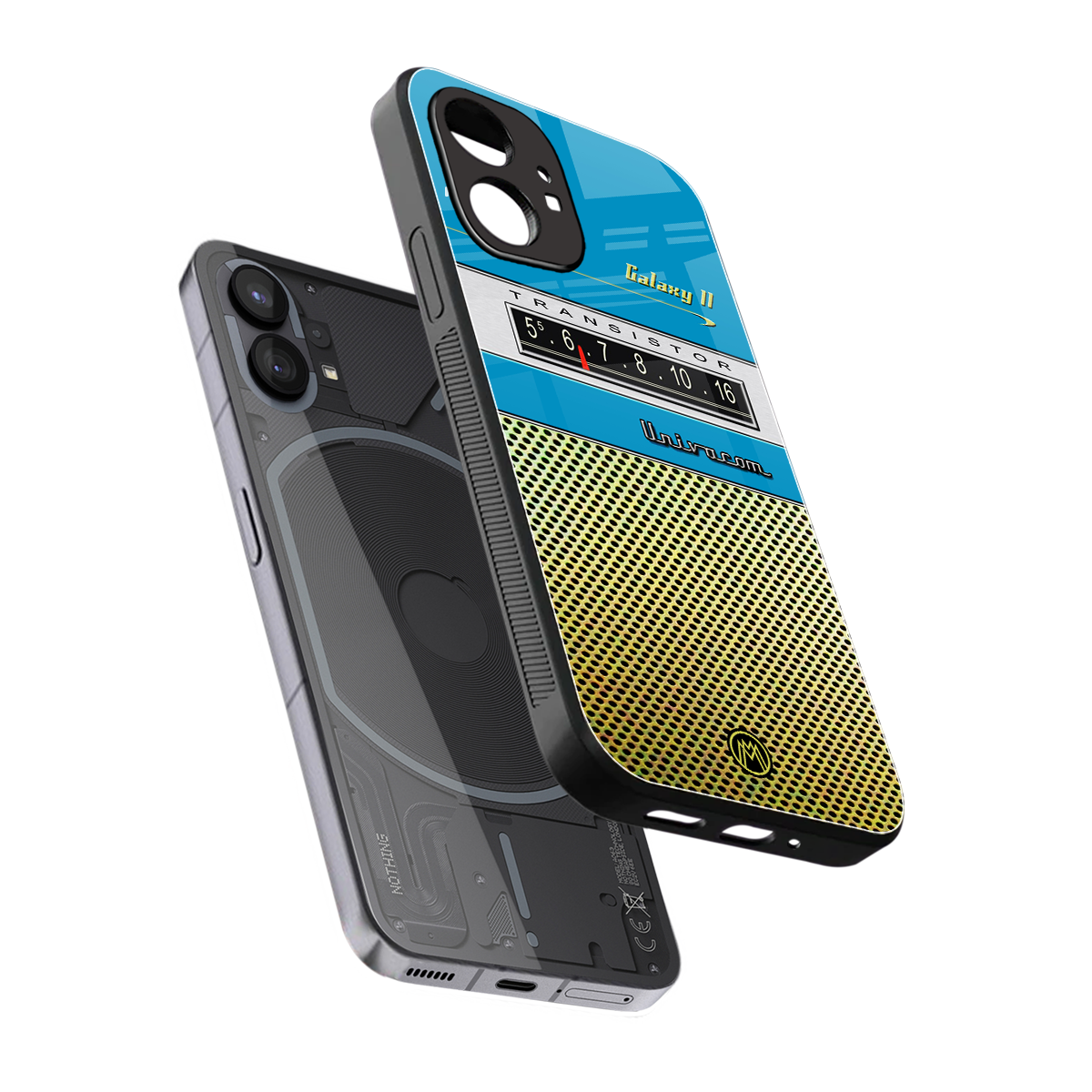 vintage radio back phone cover | glass case for nothing phone 1