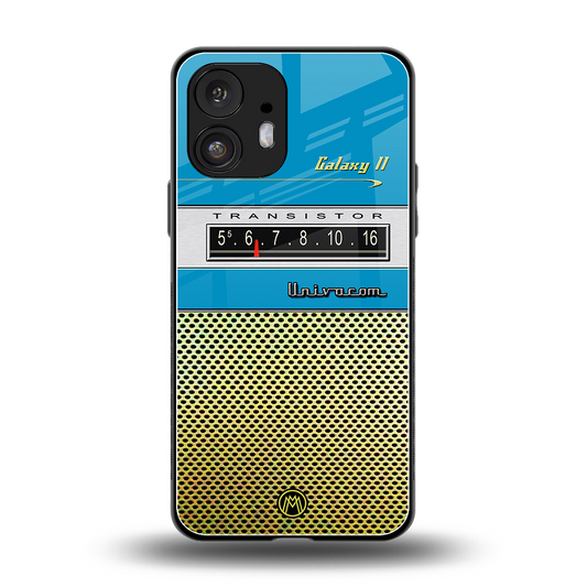 vintage radio back phone cover | glass case for nothing phone 2
