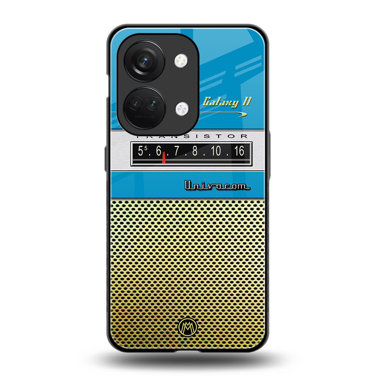 vintage radio back phone cover | glass case for oneplus nord 3