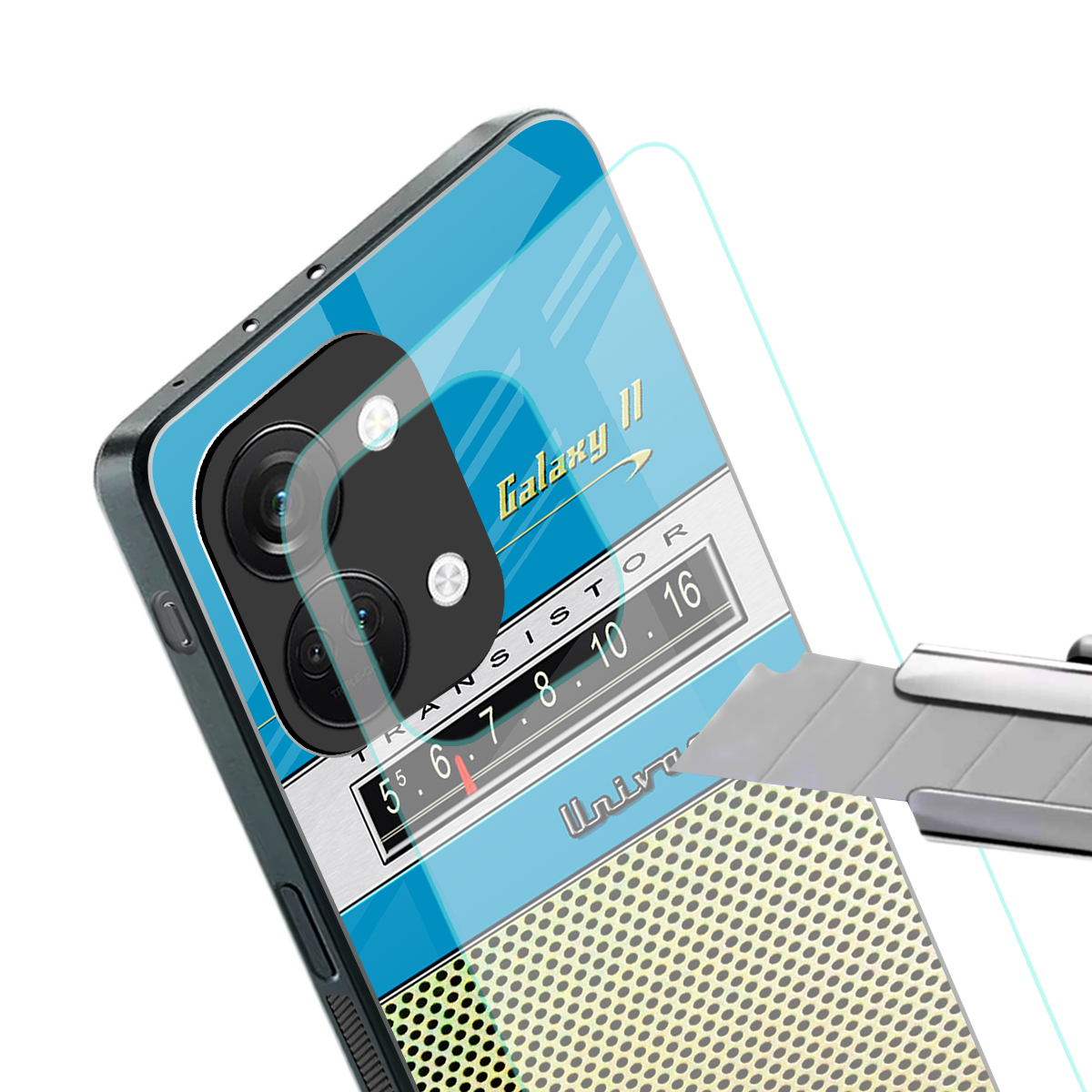 vintage radio back phone cover | glass case for oneplus nord 3