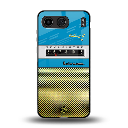 vintage radio back phone cover | glass case for oneplus nord 4