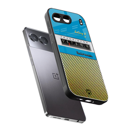vintage radio back phone cover | glass case for oneplus nord 4