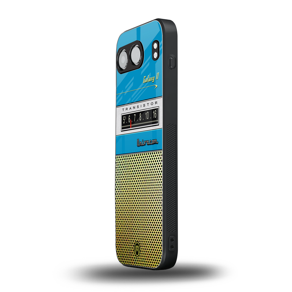 vintage radio back phone cover | glass case for oneplus nord 4