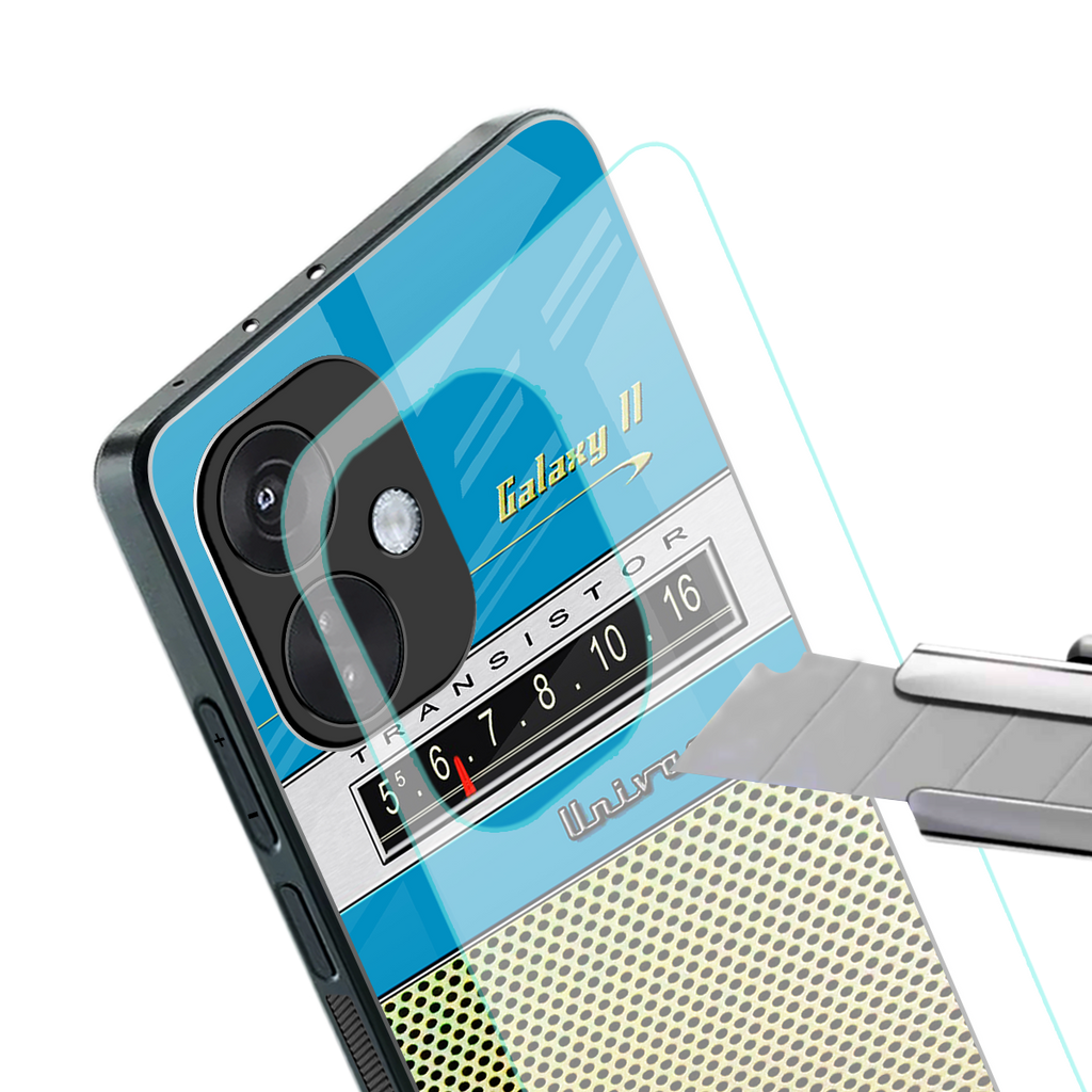 vintage radio back phone cover | glass case for oneplus nord ce 3