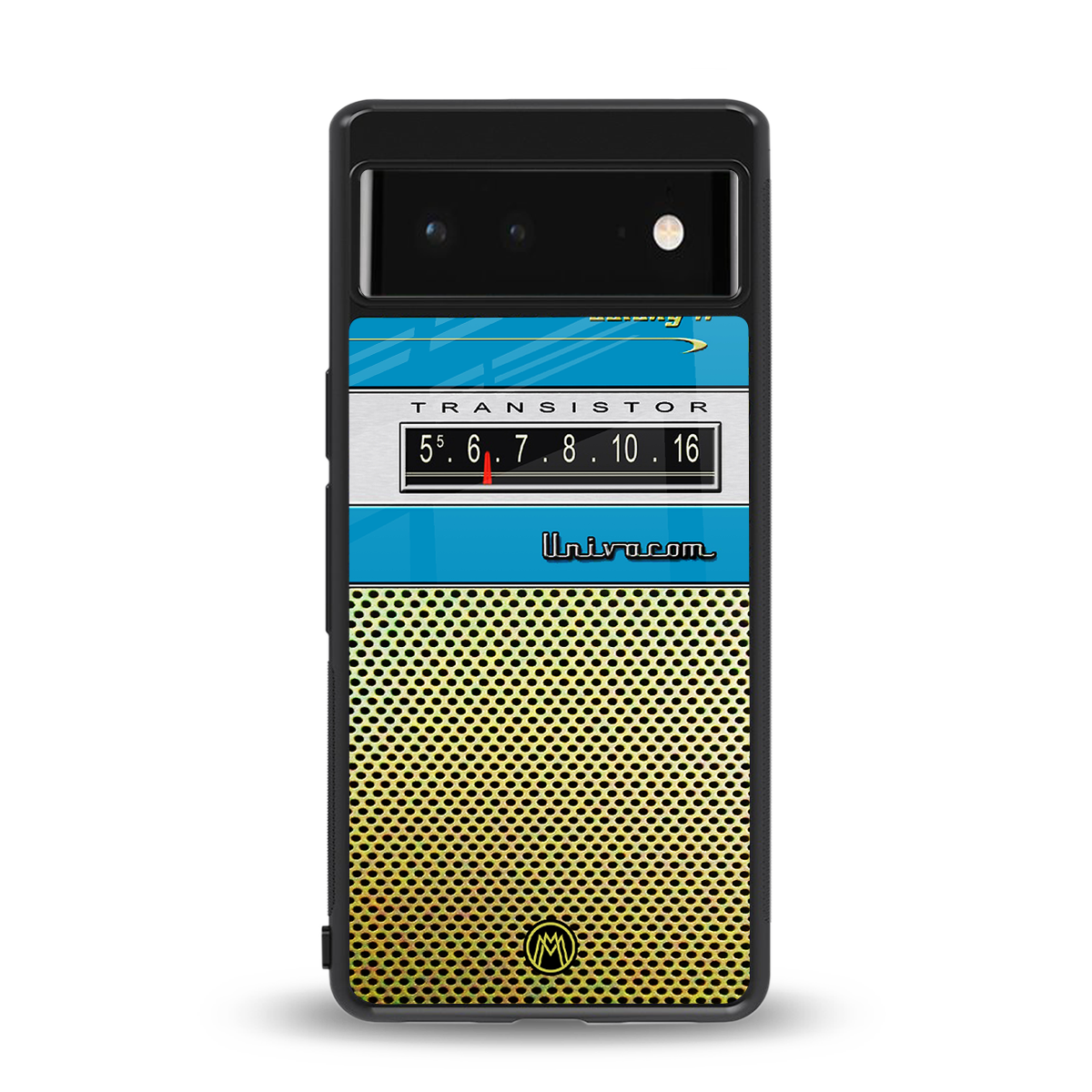 vintage radio back phone cover | glass case for google pixel 6