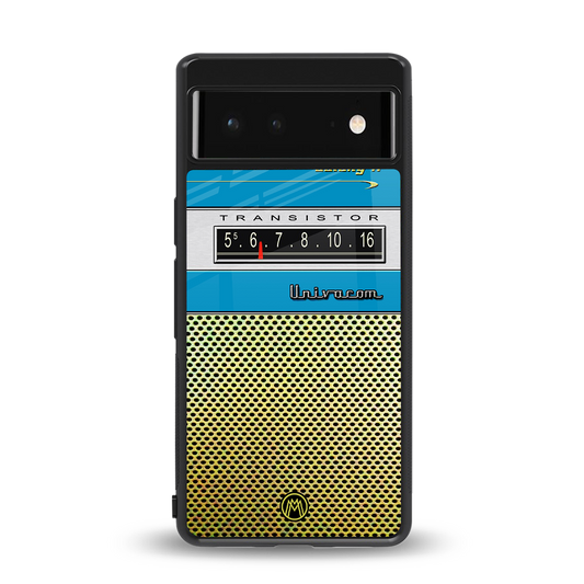 vintage radio back phone cover | glass case for google pixel 6