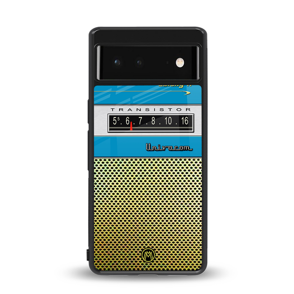 vintage radio back phone cover | glass case for Google Pixel 6A