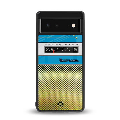 vintage radio back phone cover | glass case for Google Pixel 6A