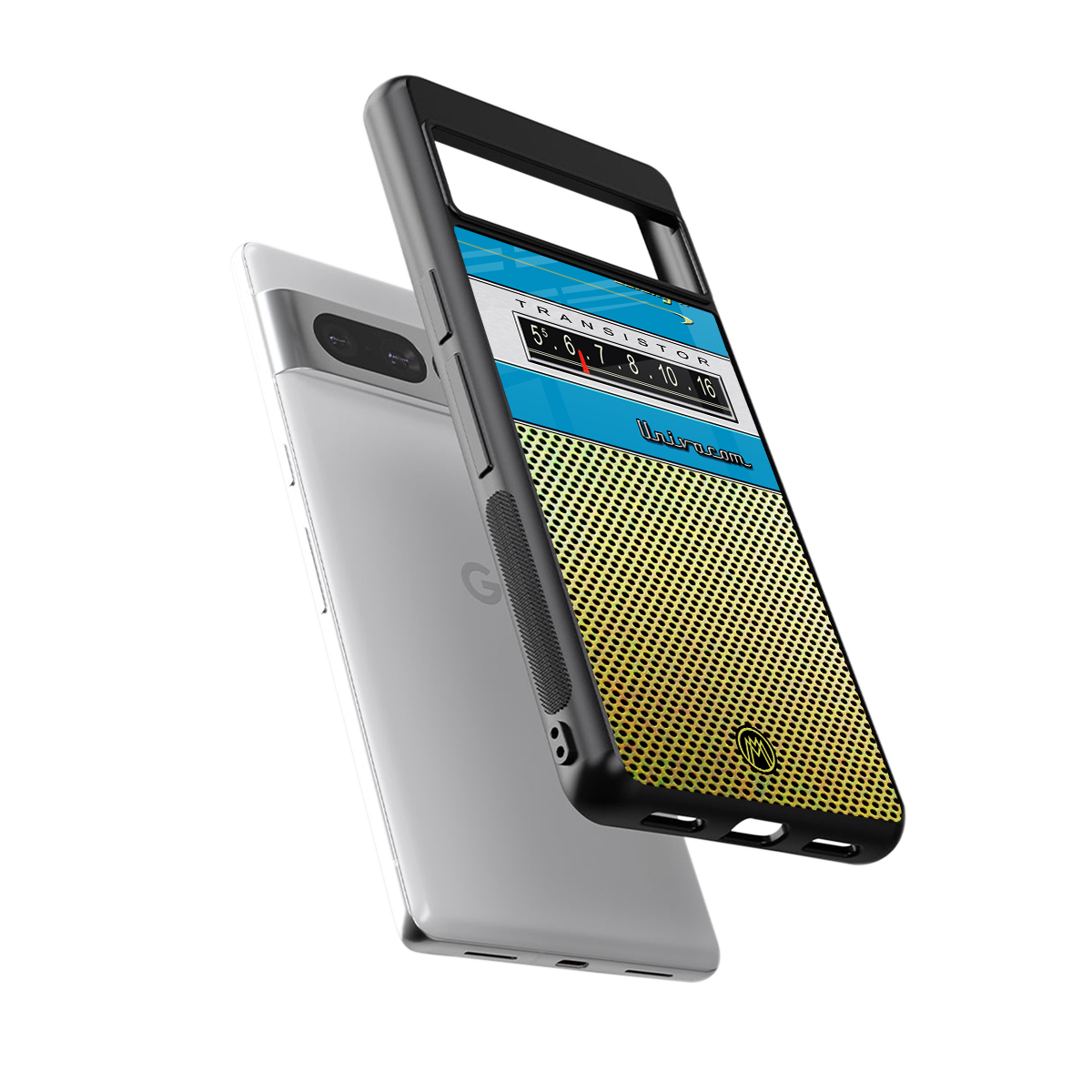 vintage radio back phone cover | glass case for google pixel 7 pro