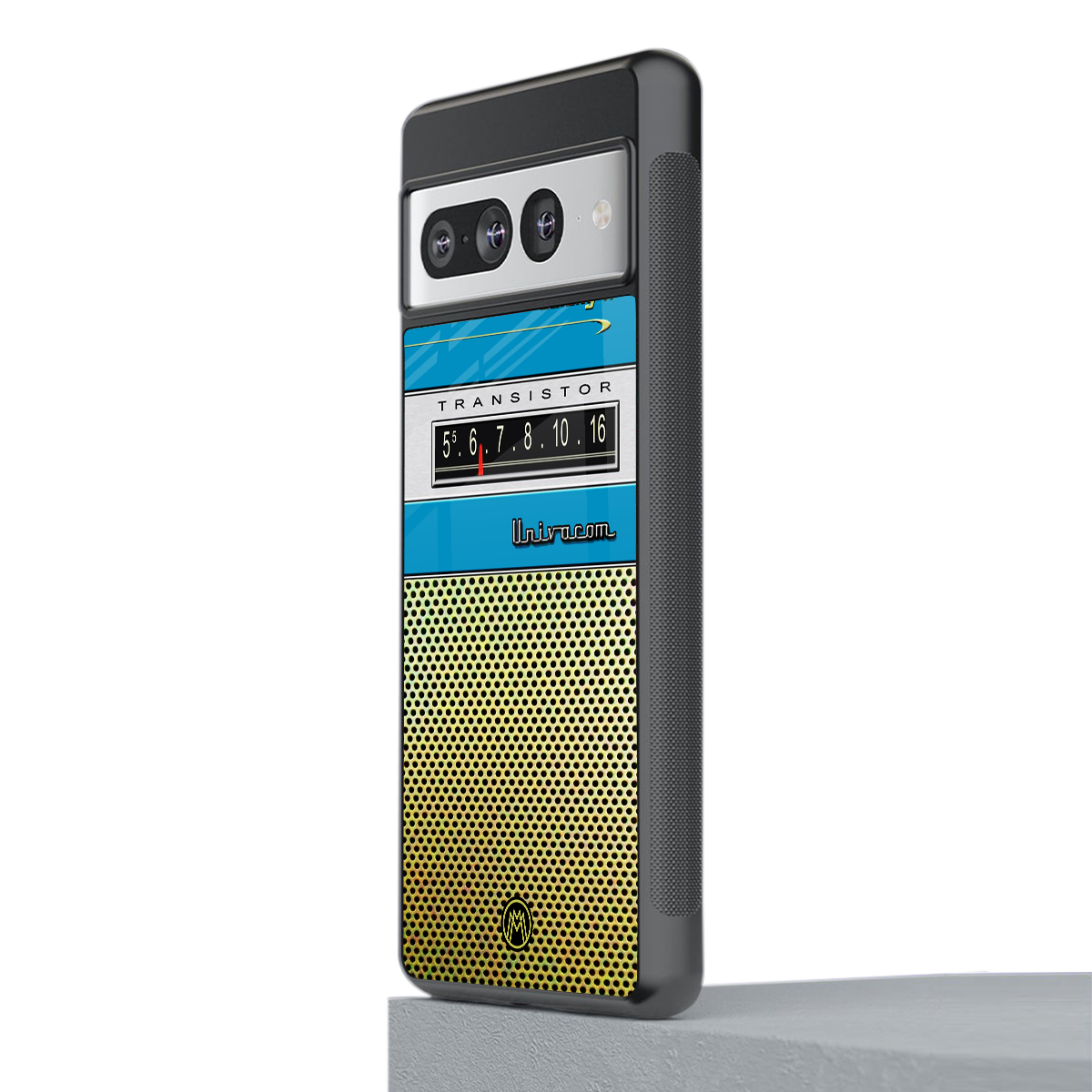 vintage radio back phone cover | glass case for google pixel 7 pro