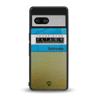 vintage radio back phone cover | glass case for Google Pixel 7A