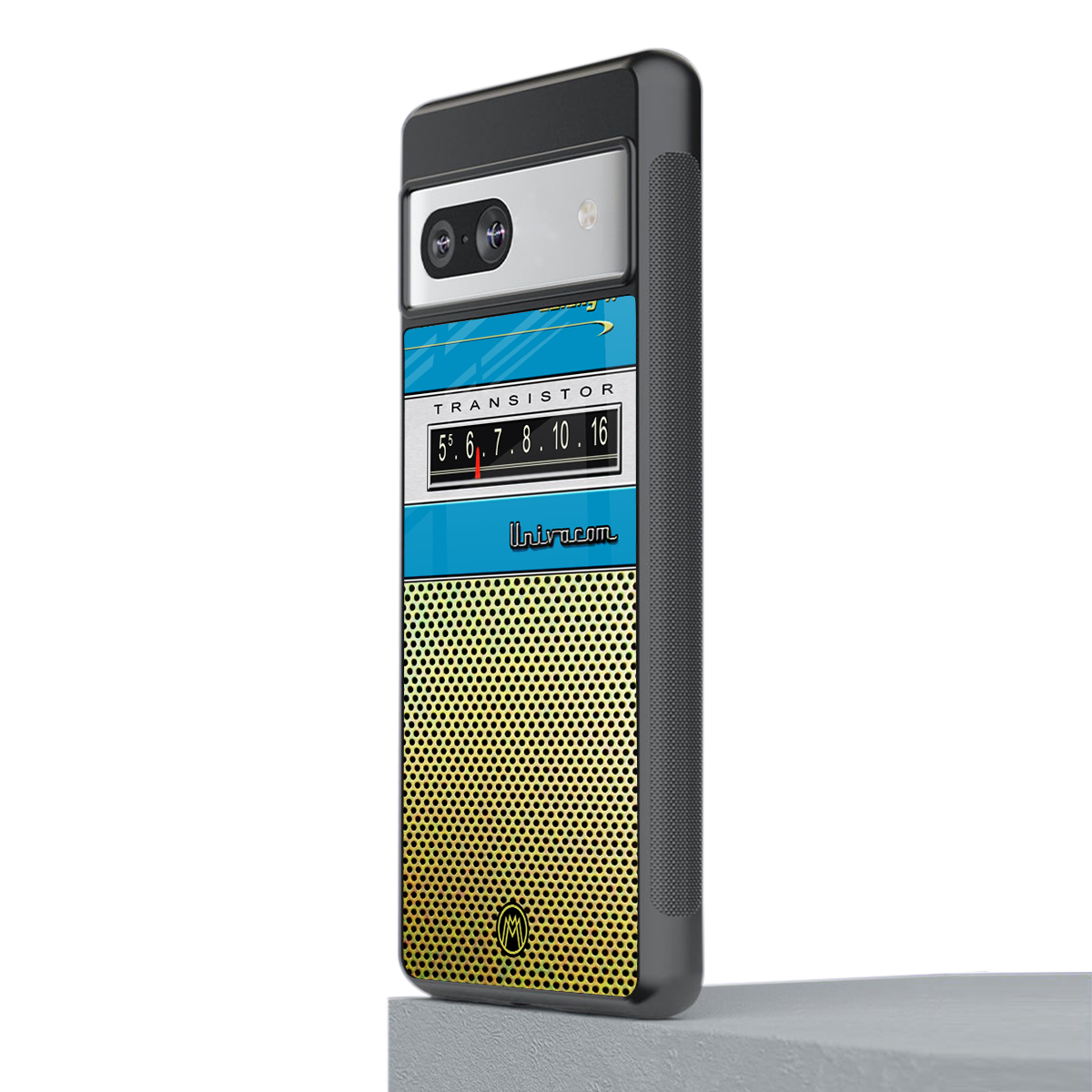 vintage radio back phone cover | glass case for Google Pixel 7A