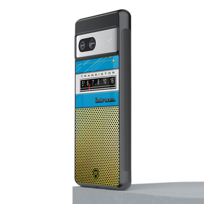 vintage radio back phone cover | glass case for Google Pixel 7A