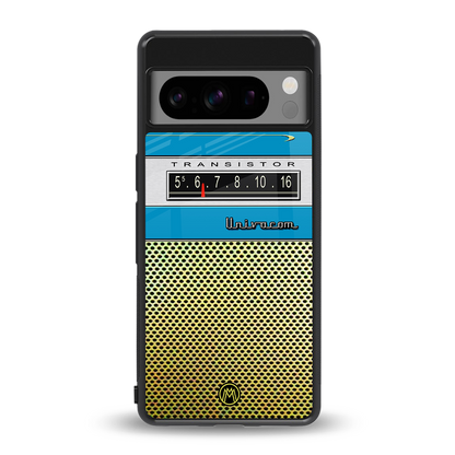 vintage radio back phone cover | glass case for google pixel 8 pro