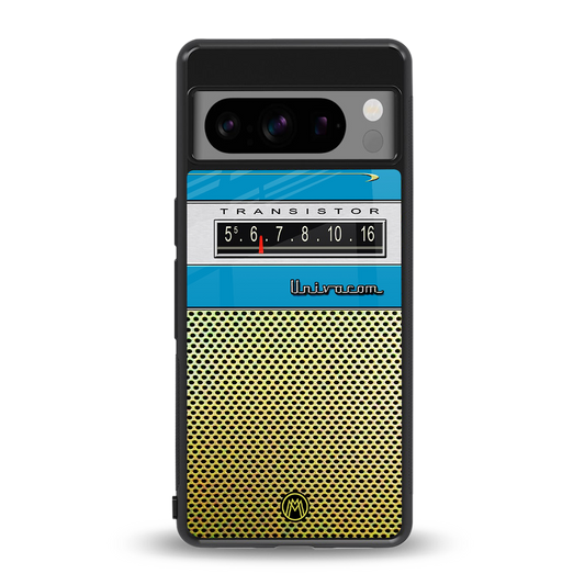 vintage radio back phone cover | glass case for google pixel 8 pro