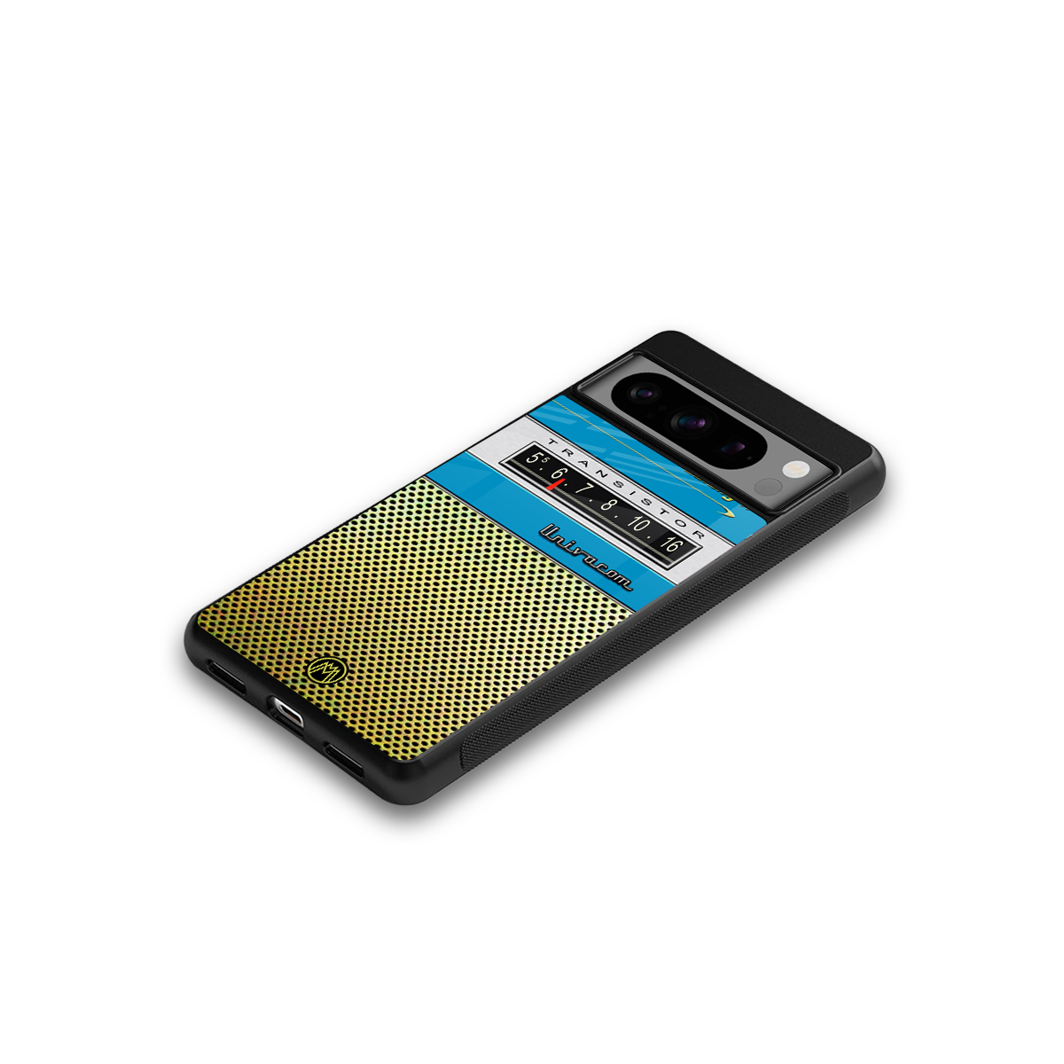 vintage radio back phone cover | glass case for google pixel 8 pro