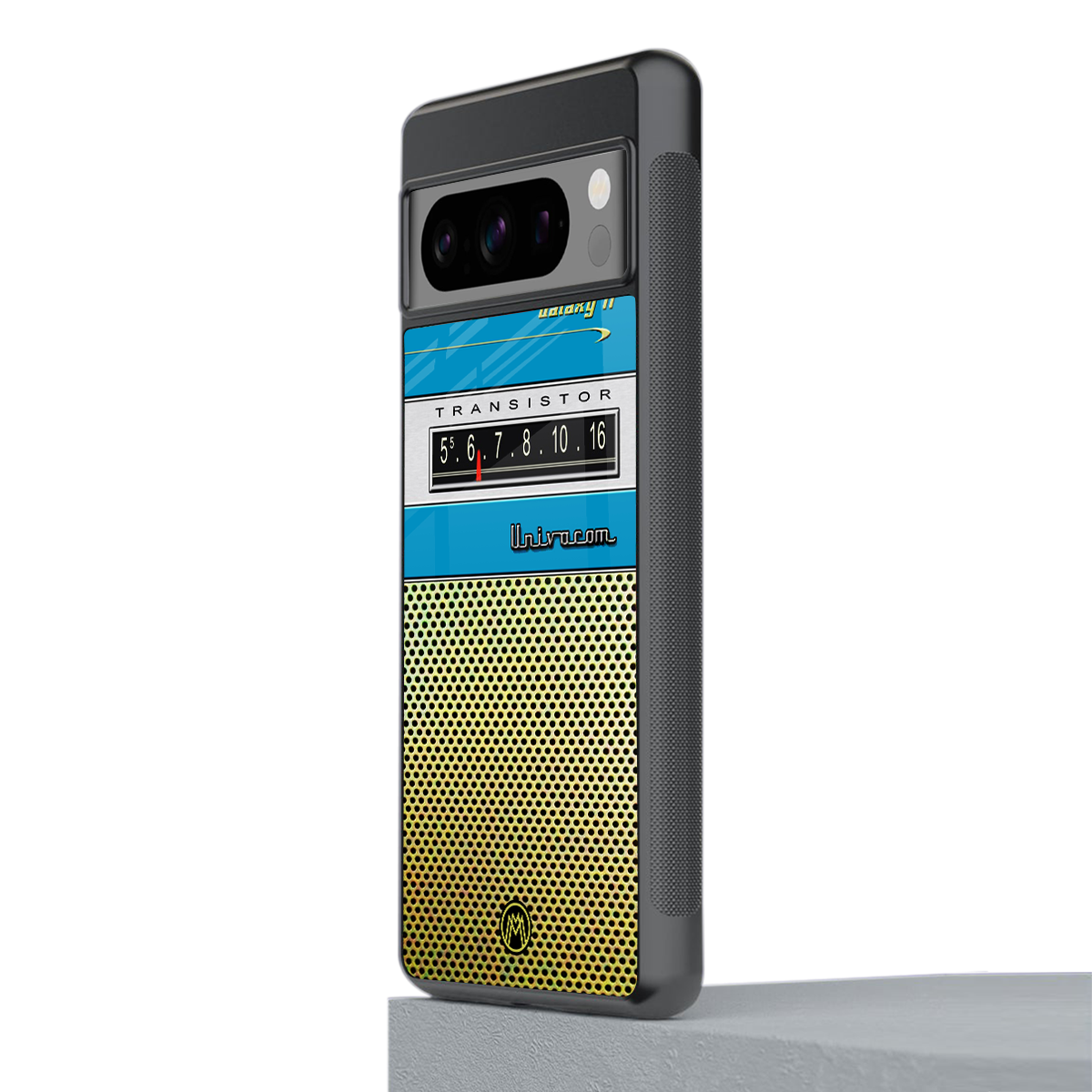 vintage radio back phone cover | glass case for google pixel 8 pro