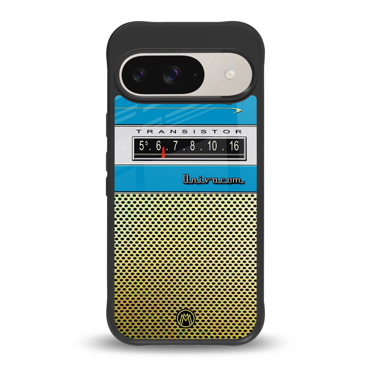 vintage radio back phone cover | glass case for google pixel 9
