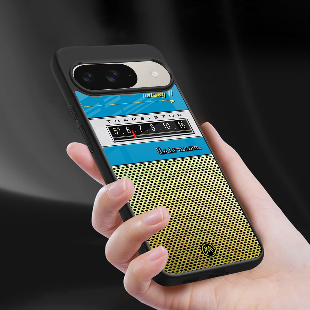 vintage radio back phone cover | glass case for google pixel 9