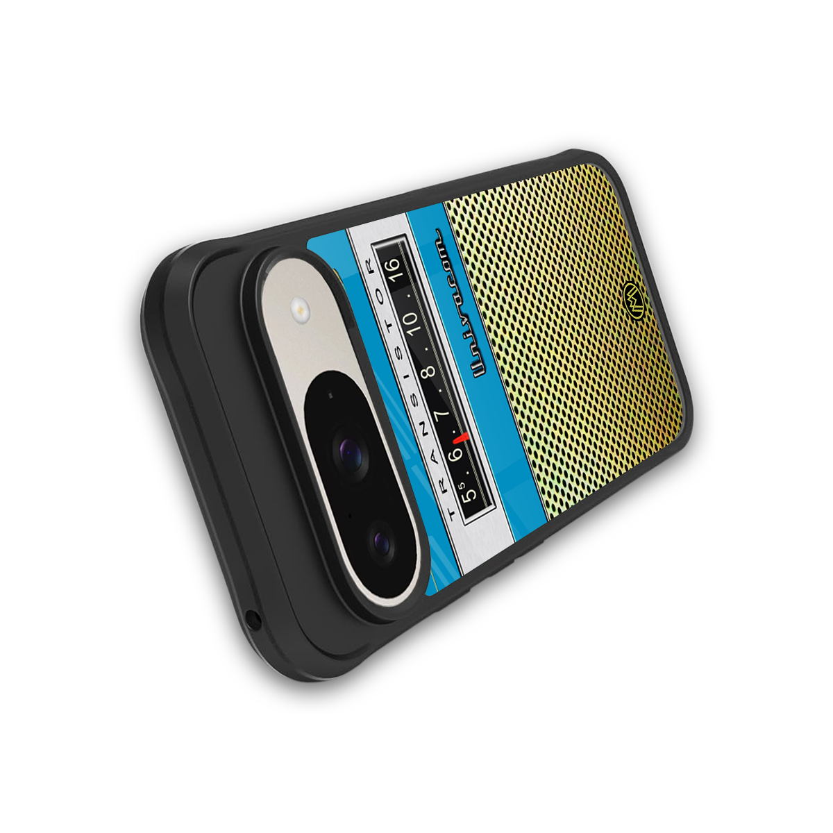 vintage radio back phone cover | glass case for google pixel 9