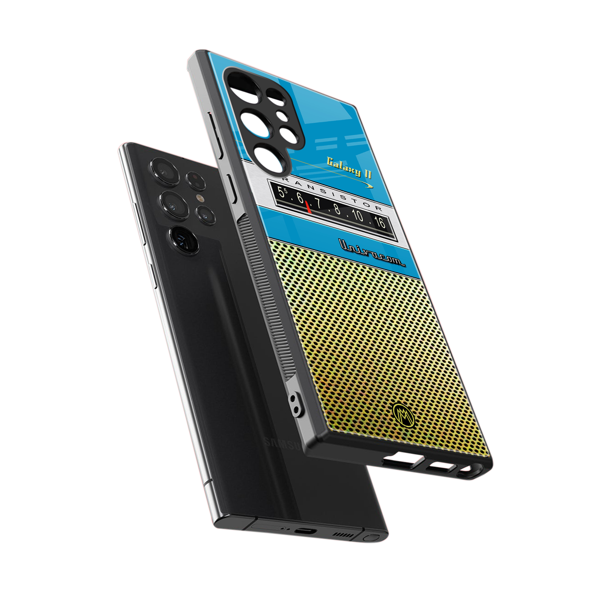 vintage radio back phone cover | glass case for samsung galaxy s23 ultra