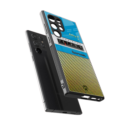 vintage radio back phone cover | glass case for samsung galaxy s23 ultra