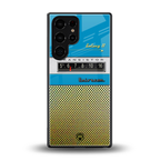 vintage radio back phone cover | glass case for samsung galaxy s25 ultra