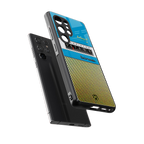 vintage radio back phone cover | glass case for samsung galaxy s25 ultra