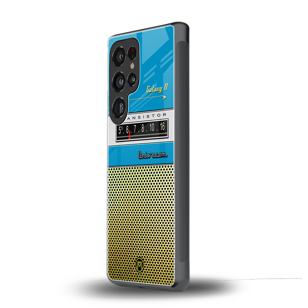 vintage radio back phone cover | glass case for samsung galaxy s25 ultra